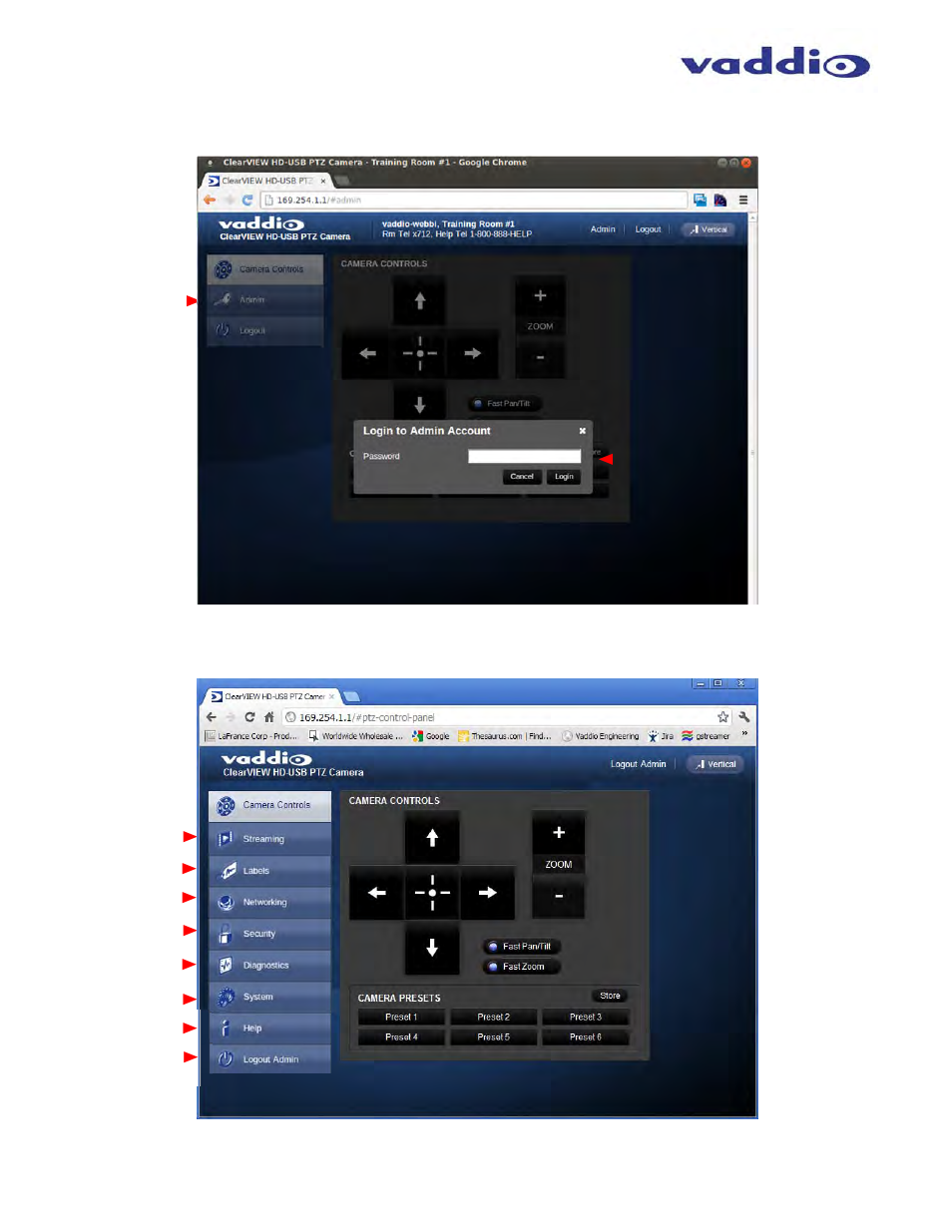 Vaddio ClearVIEW HD-USB PRO User Manual | Page 18 / 40