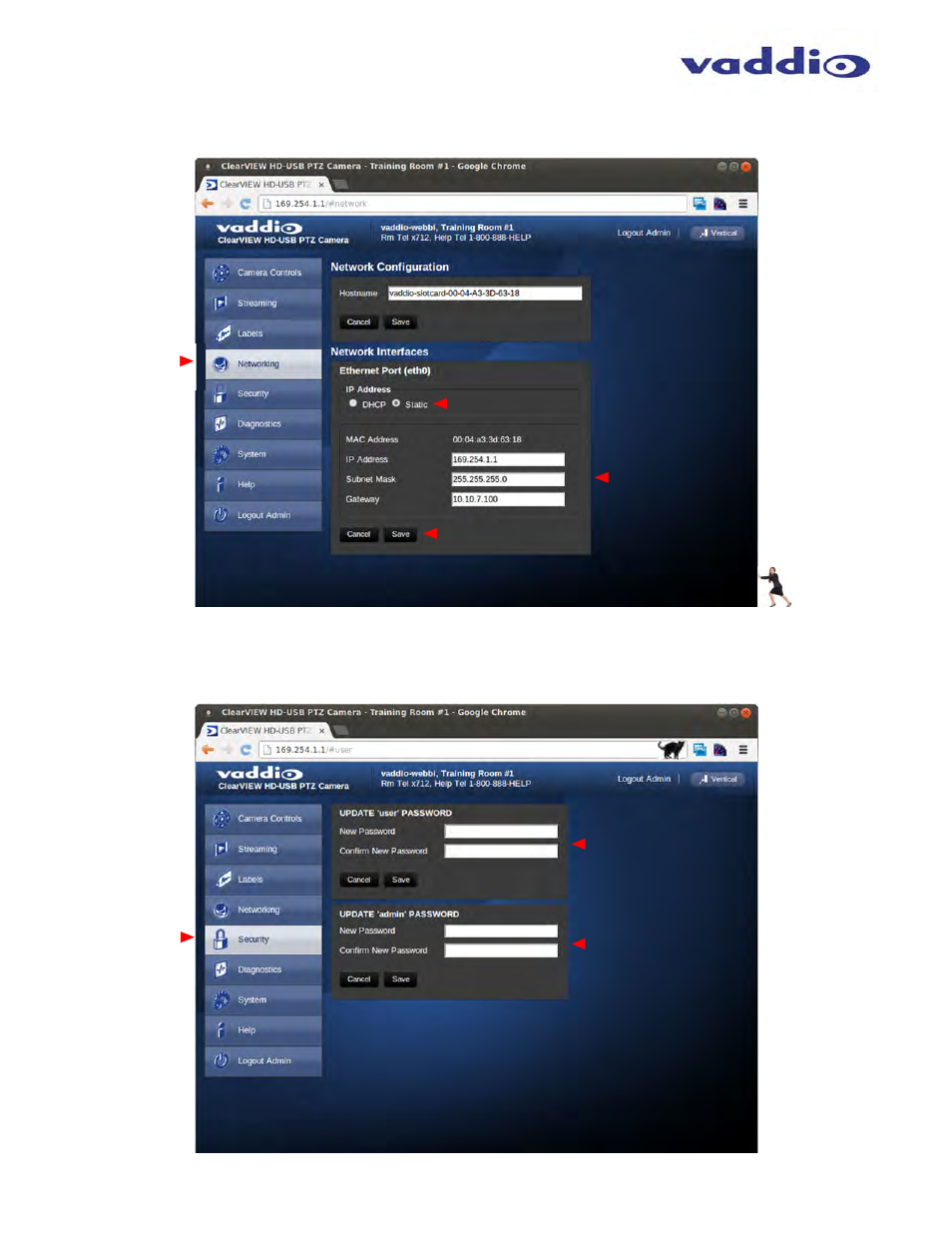 Vaddio ClearVIEW HD-USB PRO User Manual | Page 21 / 40