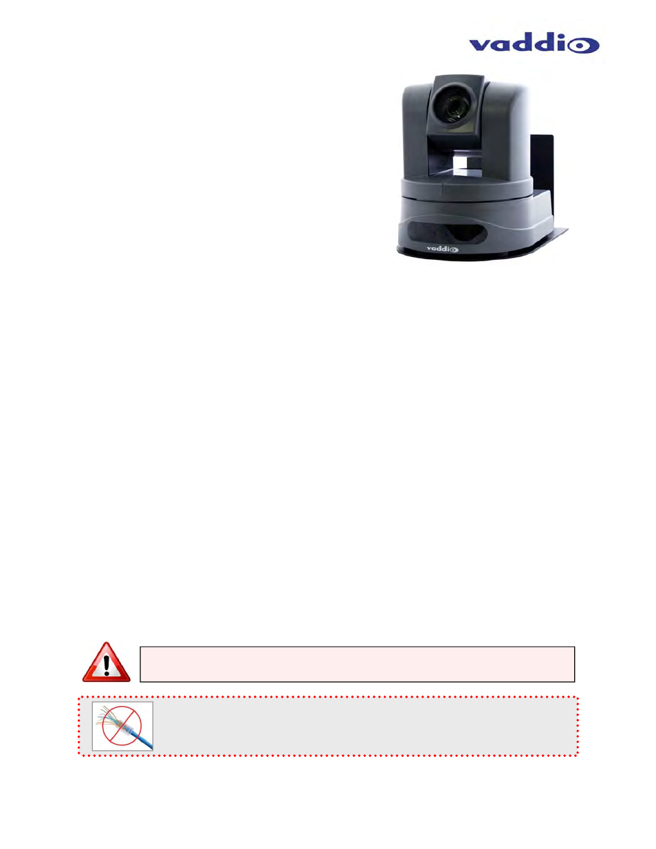 Vaddio ClearVIEW HD-USB PRO User Manual | Page 3 / 40