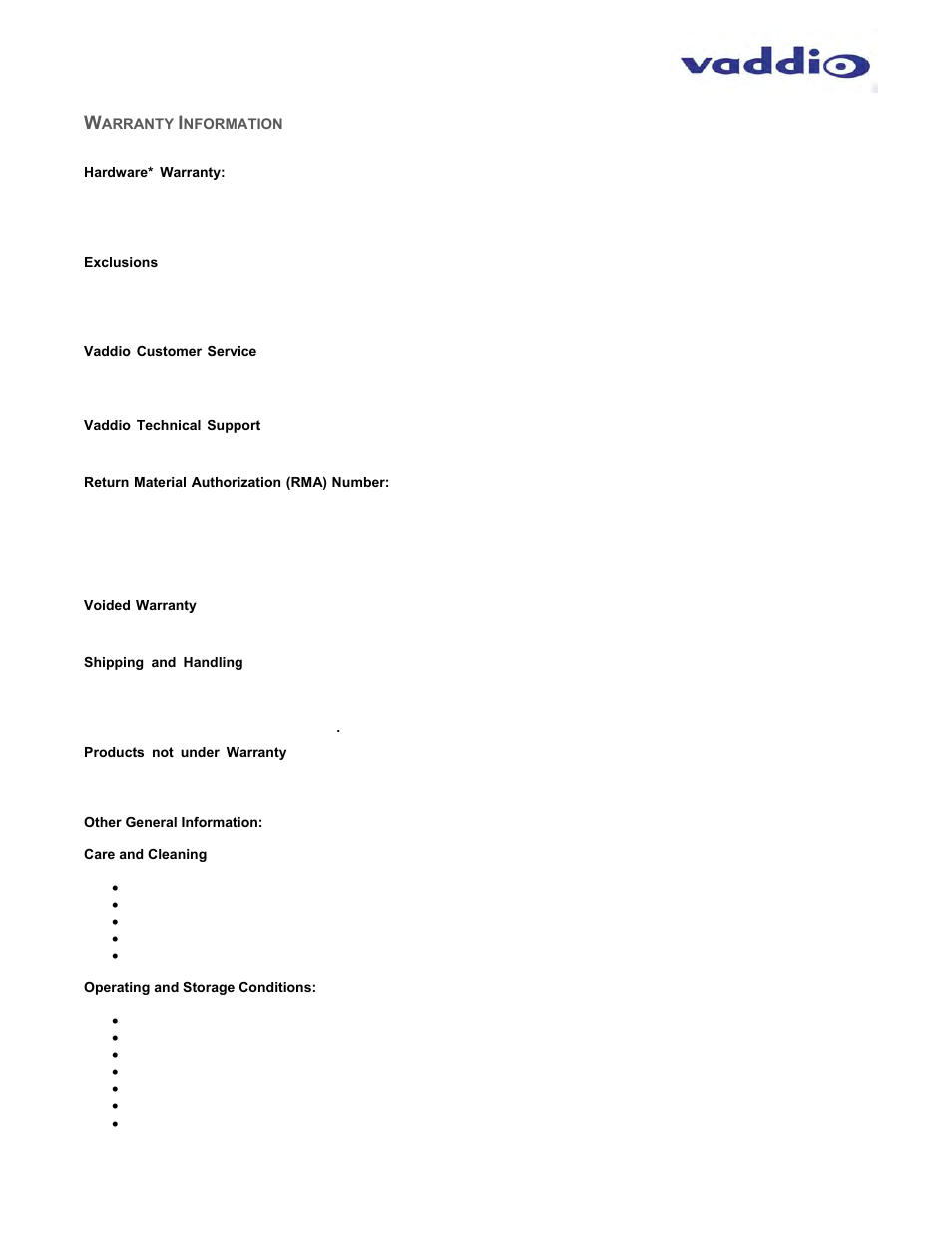 Vaddio PowerVIEW HD-22 and HD-30 User Manual | Page 10 / 16