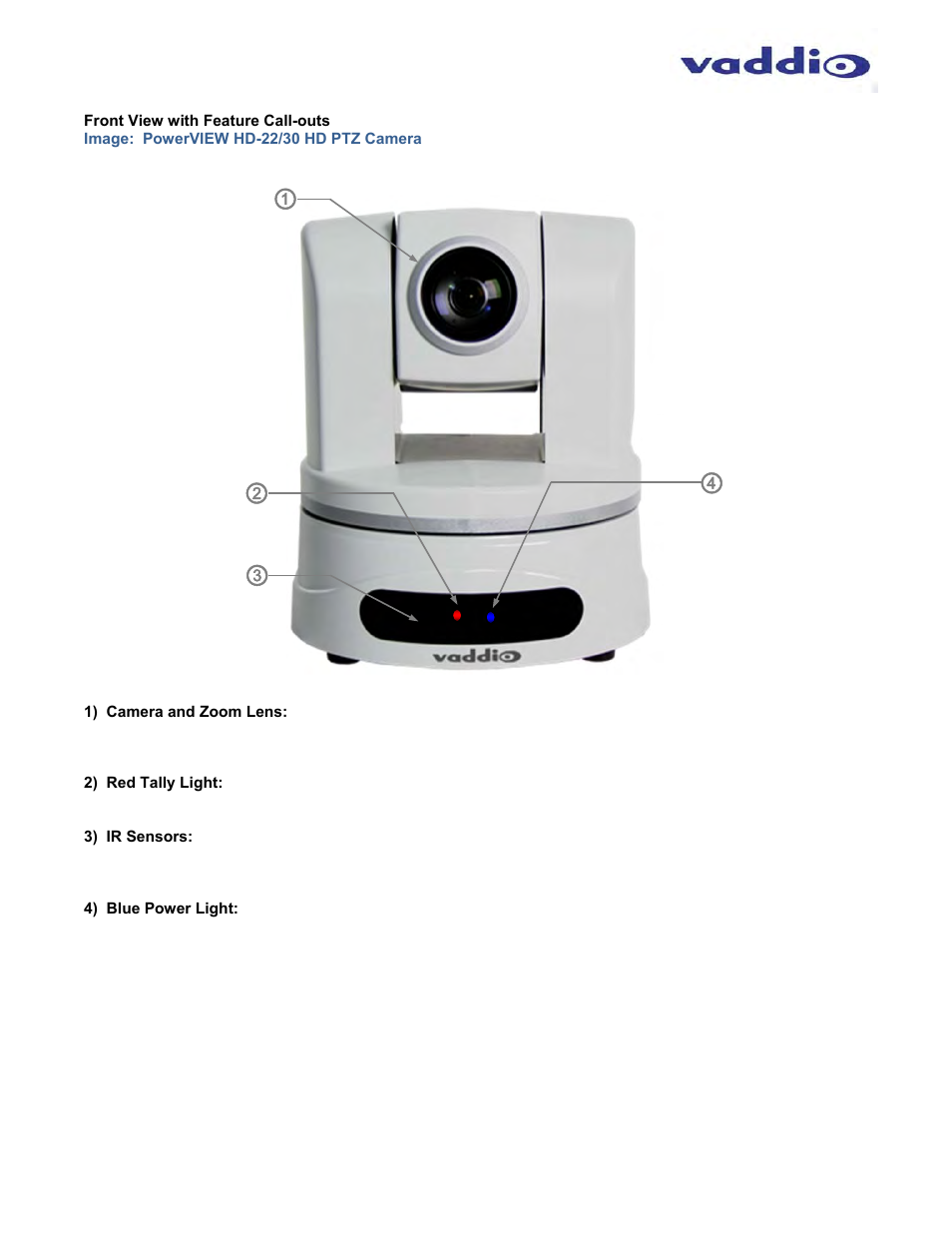Vaddio PowerVIEW HD-22 and HD-30 User Manual | Page 5 / 16