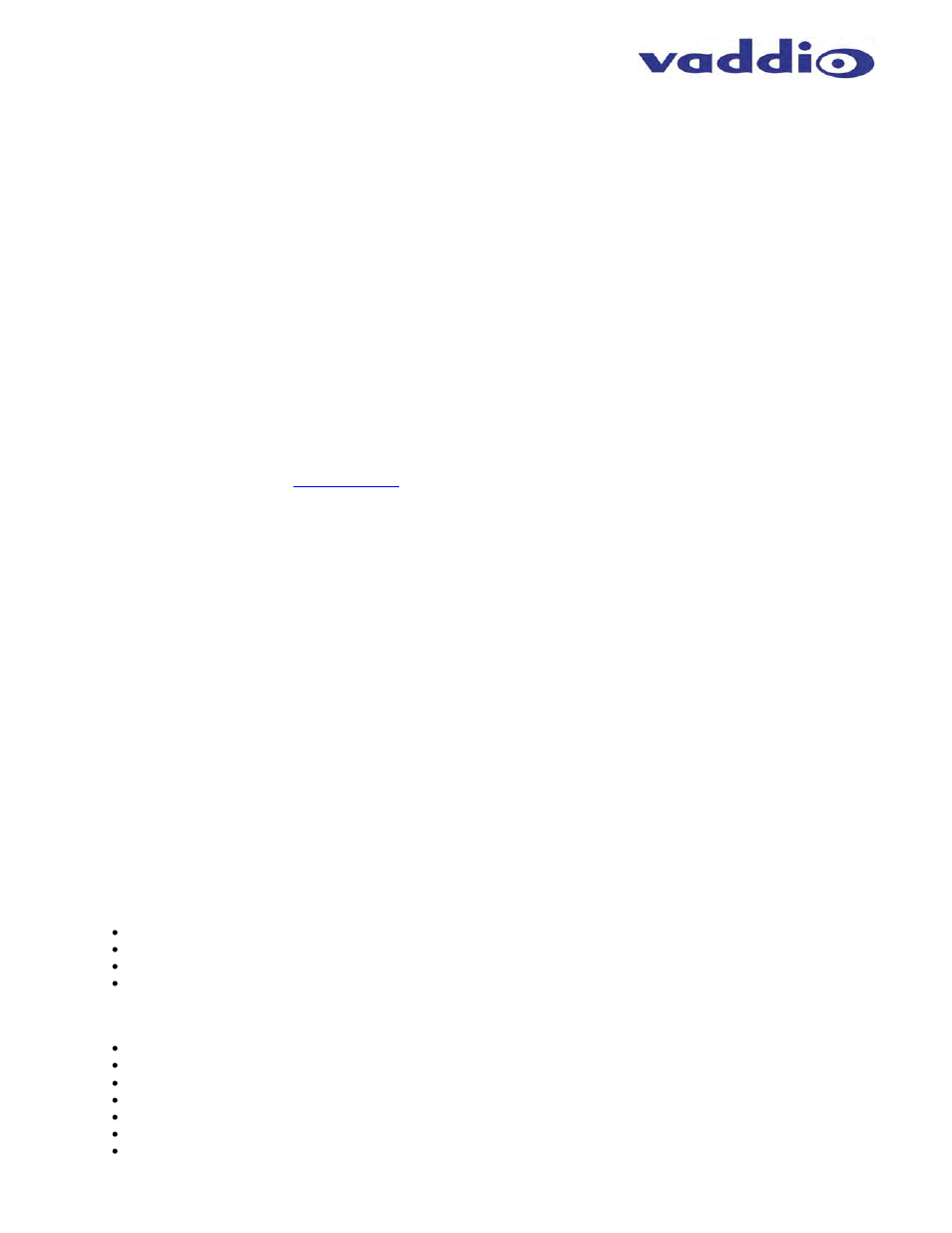 Warranty information | Vaddio WallVIEW CCU H900 User Manual | Page 12 / 16
