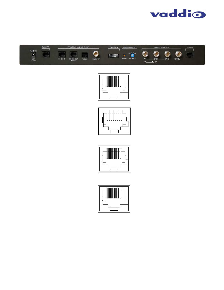 Vaddio WallVIEW CCU H900 User Manual | Page 14 / 16