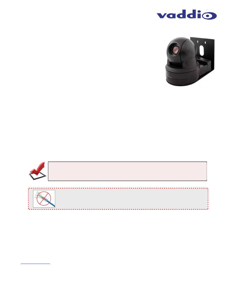 Overview | Vaddio WallVIEW D80 and D90 User Manual | Page 3 / 12