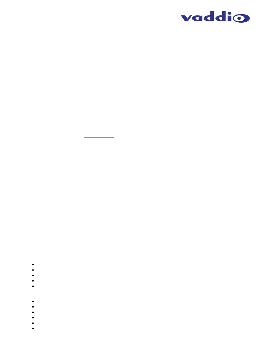 Warranty information | Vaddio WallVIEW D80 and D90 User Manual | Page 9 / 12