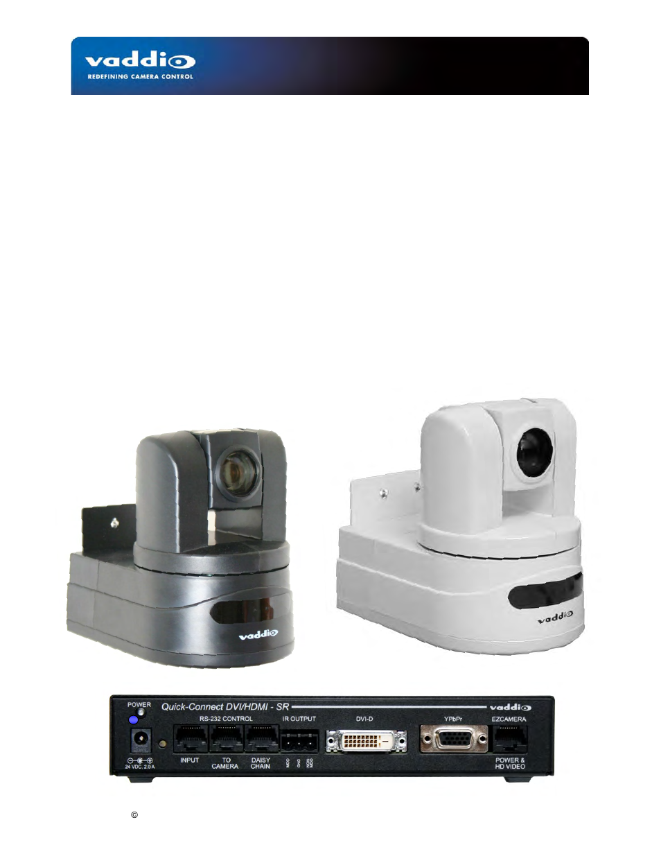 Vaddio WallVIEW HD-18W DVI/HDMI w/CONCEAL User Manual | 16 pages