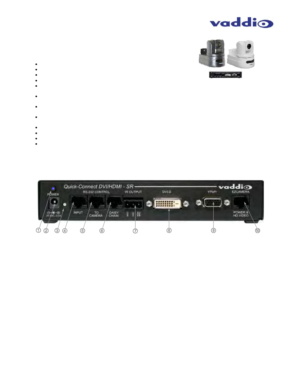 Vaddio WallVIEW HD-18W DVI/HDMI w/CONCEAL User Manual | Page 5 / 16