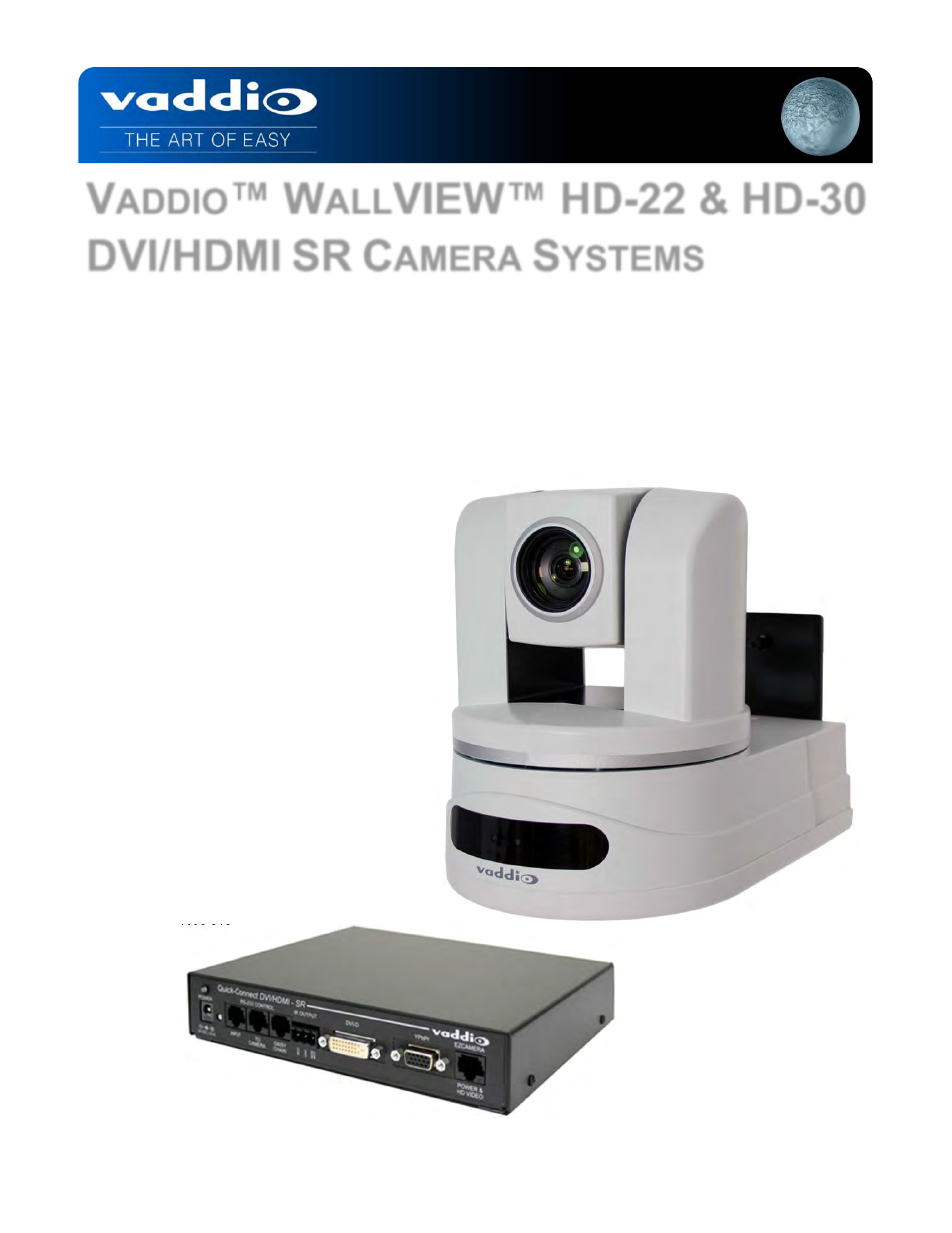 Vaddio WallVIEW HD-22 and HD-30 DVI-HDMI User Manual | 24 pages