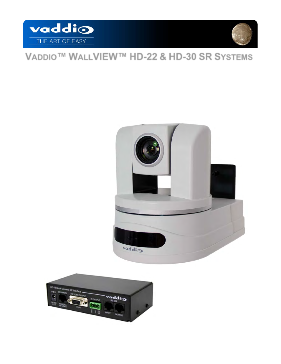 Vaddio WallVIEW HD-22 and WallVIEW HD-30 User Manual | 20 pages