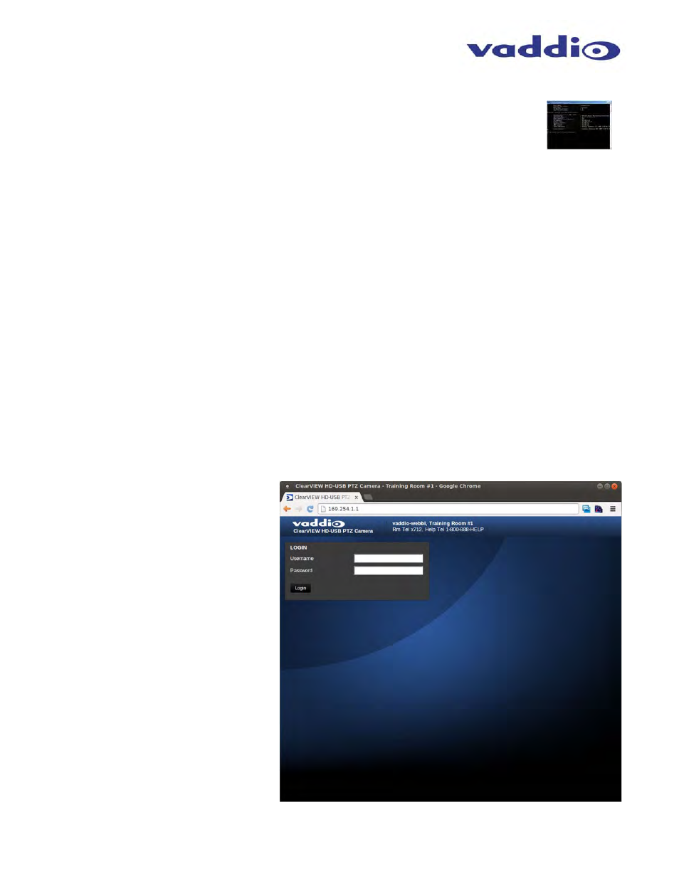 Vaddio WallVIEW HD-USB SR User Manual | Page 17 / 40