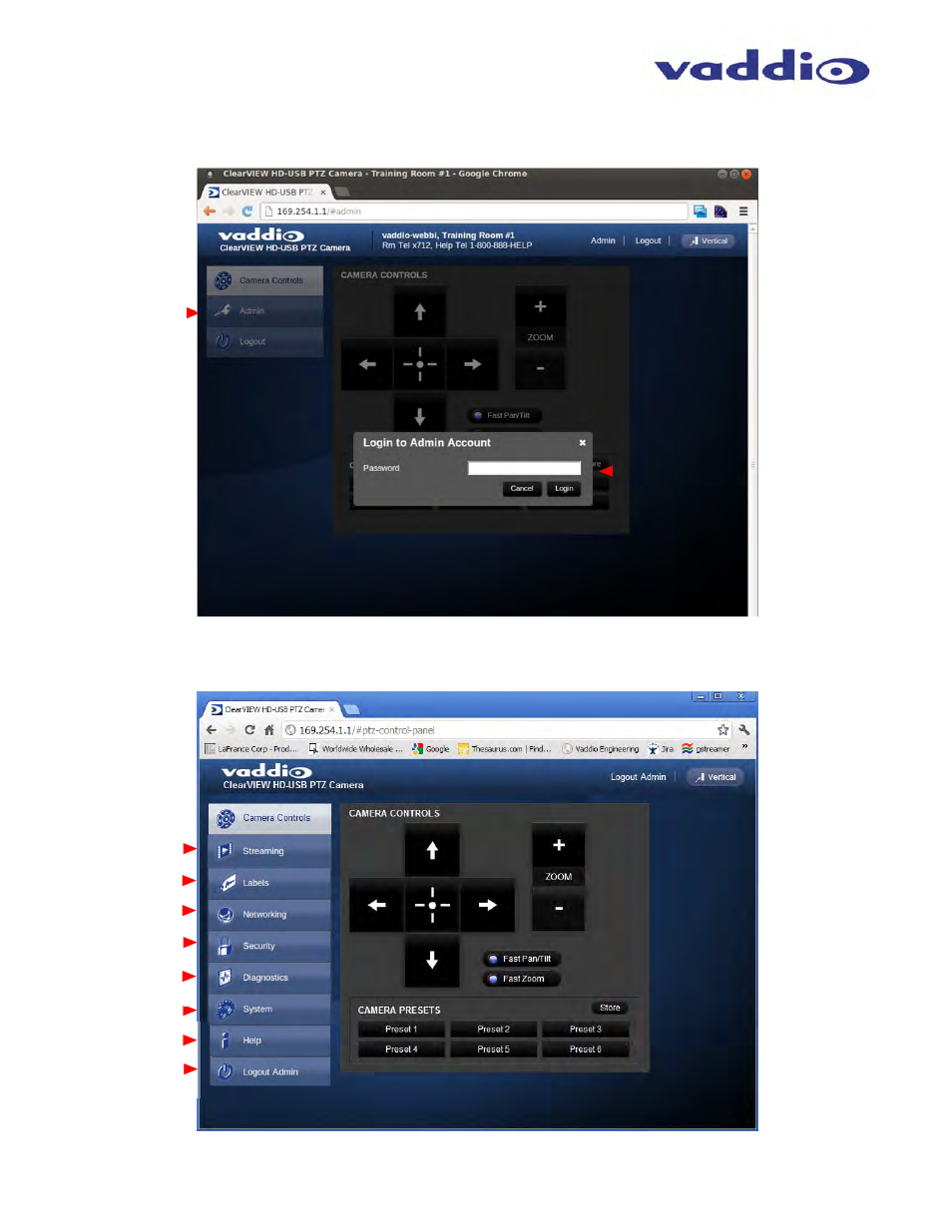 Vaddio WallVIEW HD-USB SR User Manual | Page 19 / 40