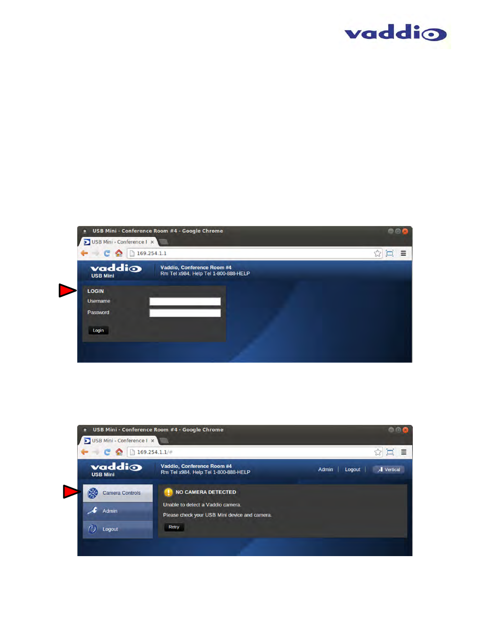 Vaddio WideSHOT WallVIEW Mini User Manual | Page 16 / 32