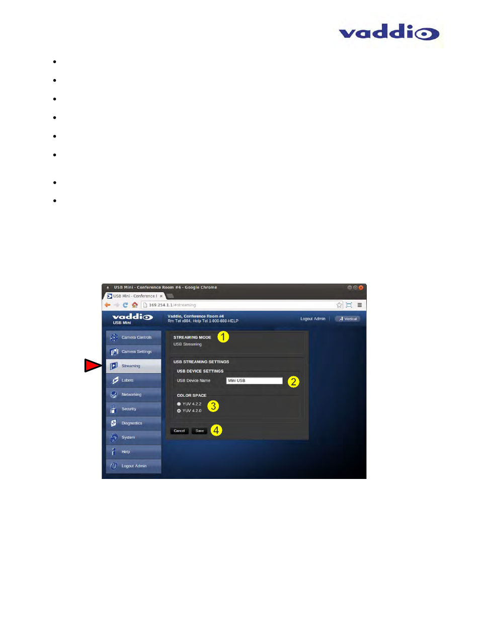 Vaddio WideSHOT WallVIEW Mini User Manual | Page 19 / 32