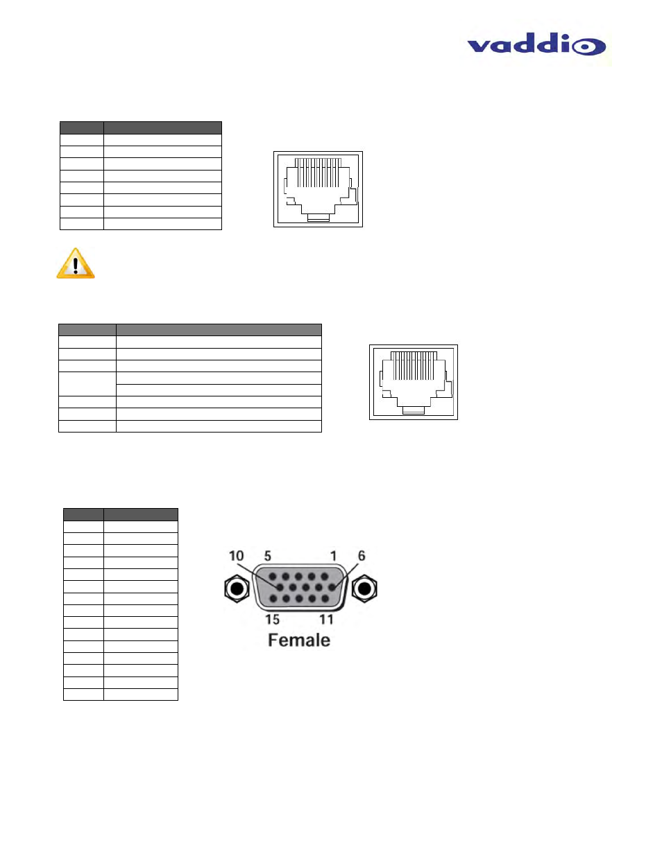 Shot, Ez power hd video rs-232 | Vaddio WideSHOT WallVIEW SR User Manual | Page 16 / 20