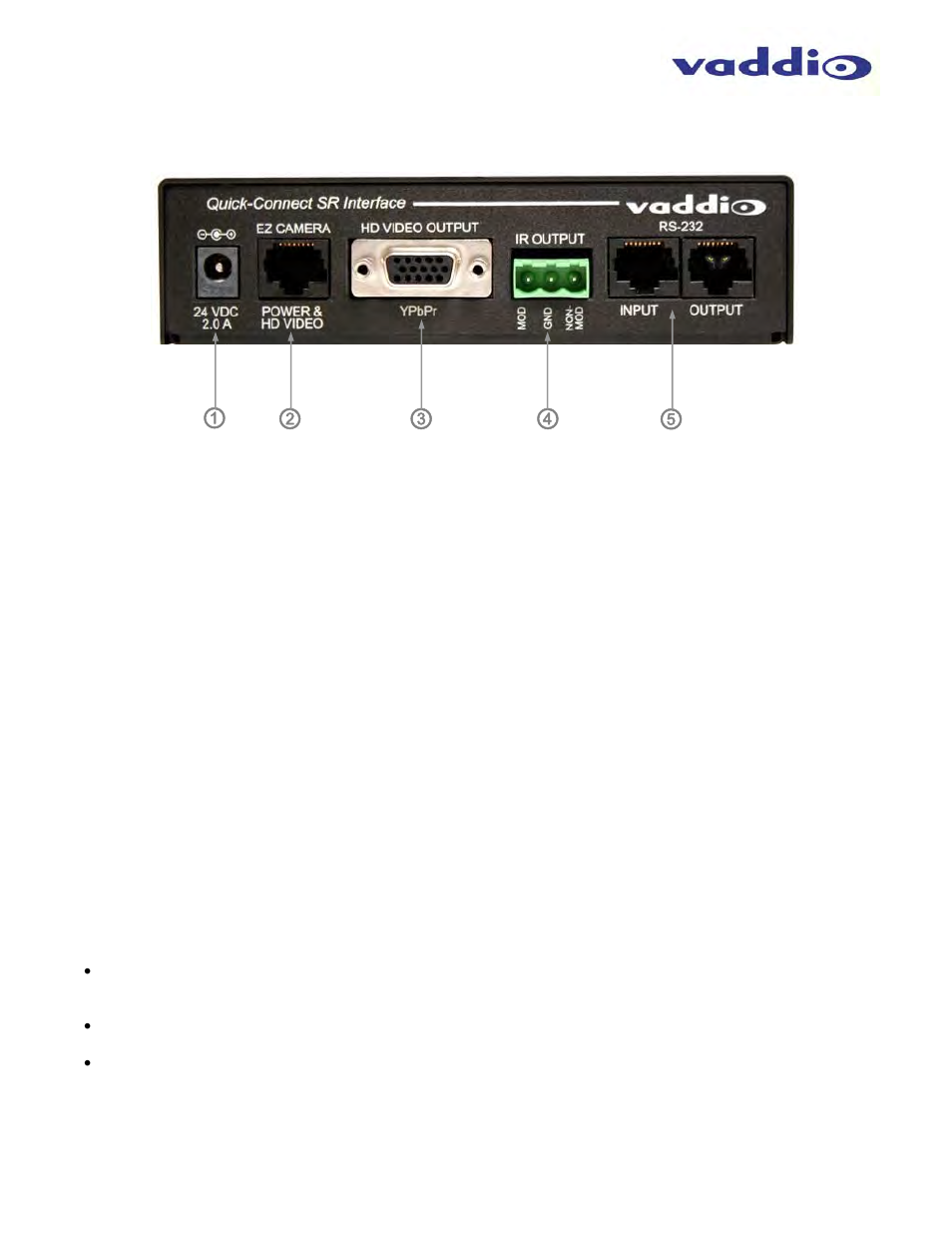 Vaddio WideSHOT WallVIEW SR User Manual | Page 8 / 20
