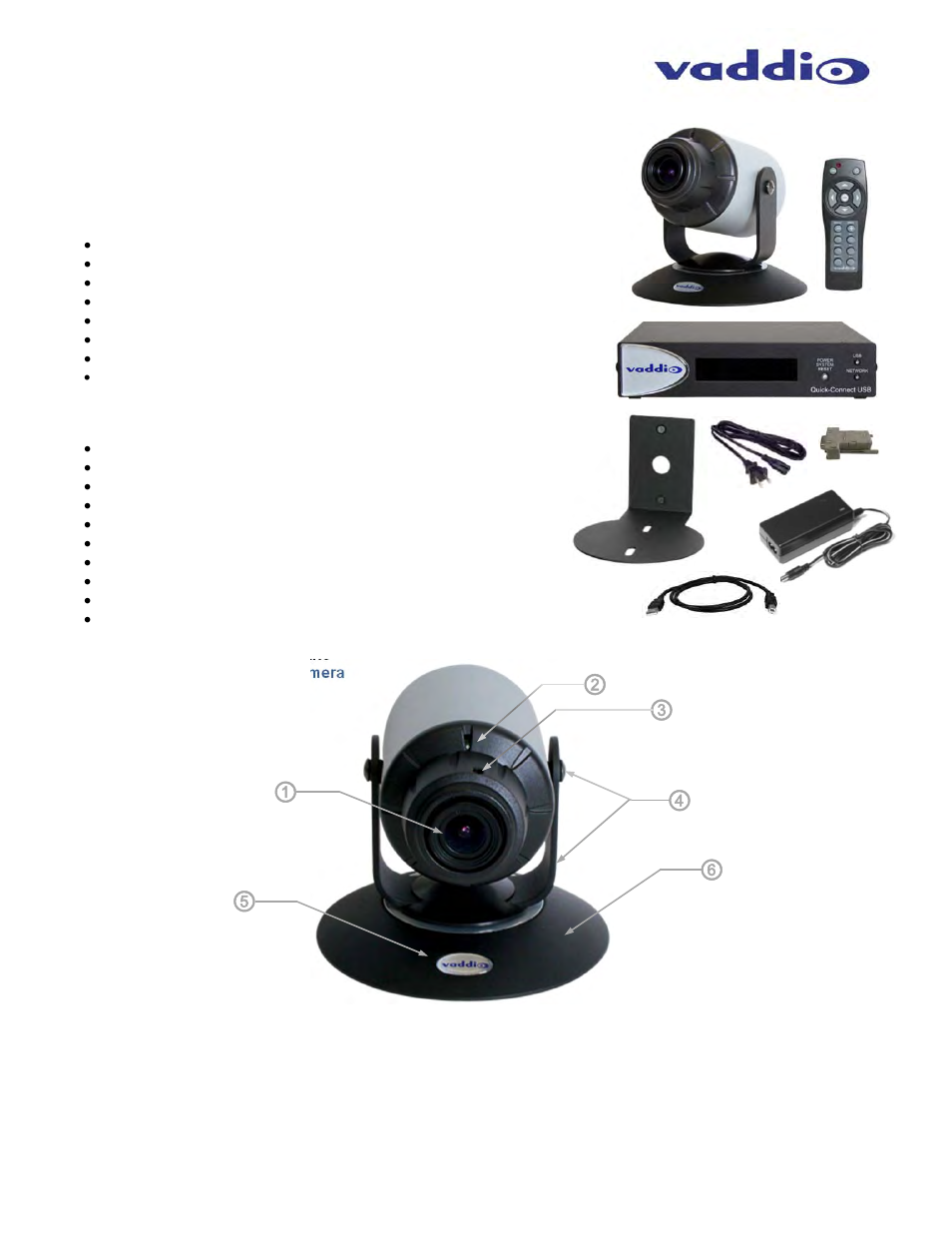 Vaddio WideSHOT WallVIEW USB User Manual | Page 5 / 44