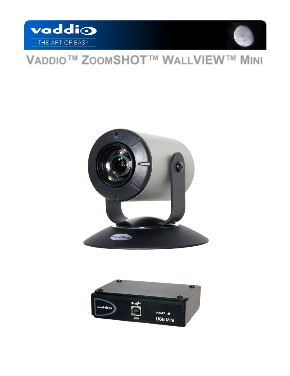 Vaddio ZoomSHOT WallVIEW Mini User Manual | 32 pages