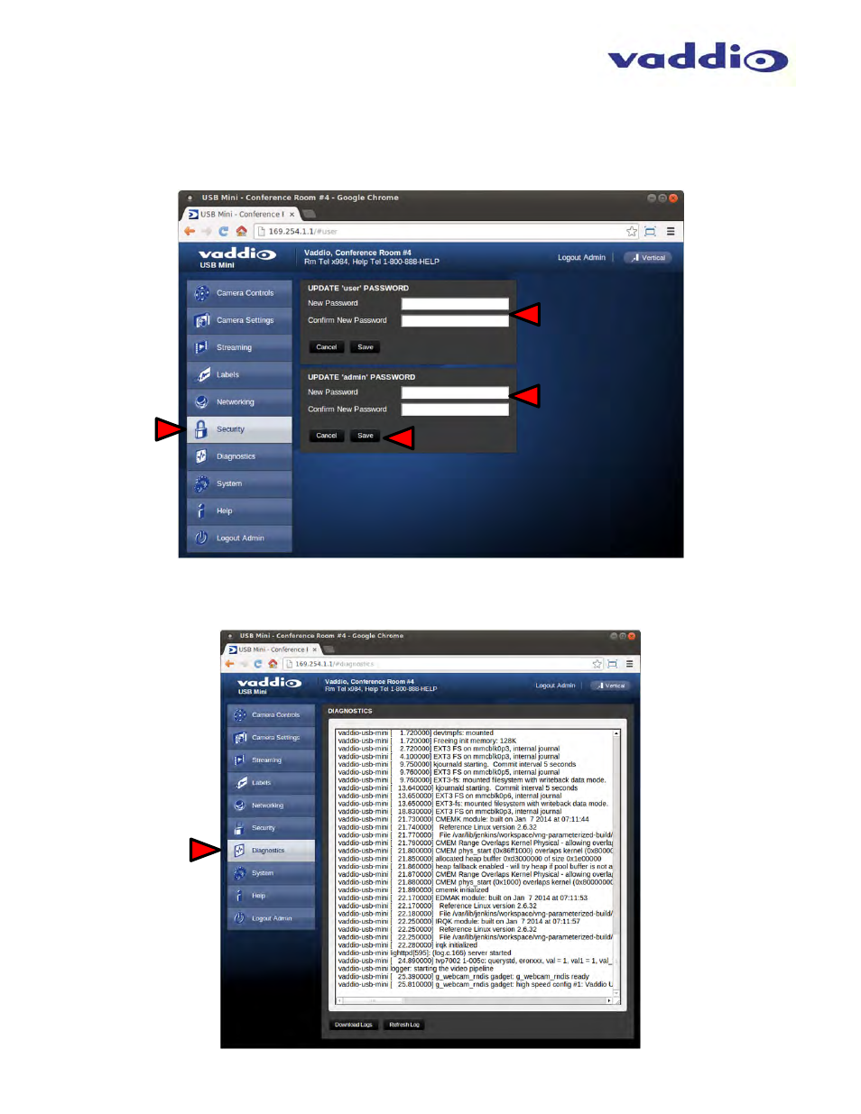 Vaddio ZoomSHOT WallVIEW Mini User Manual | Page 21 / 32
