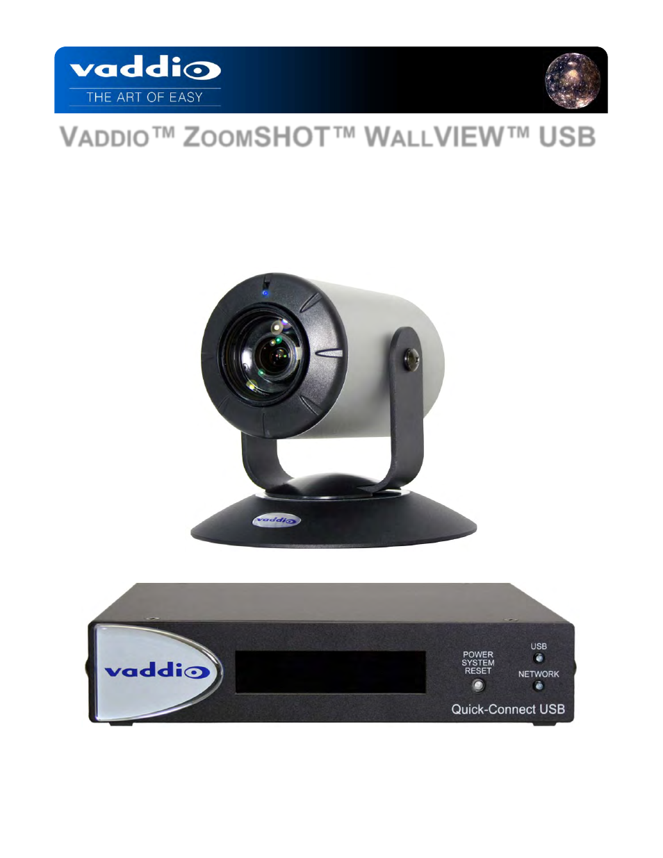 Vaddio ZoomSHOT WallVIEW USB User Manual | 40 pages