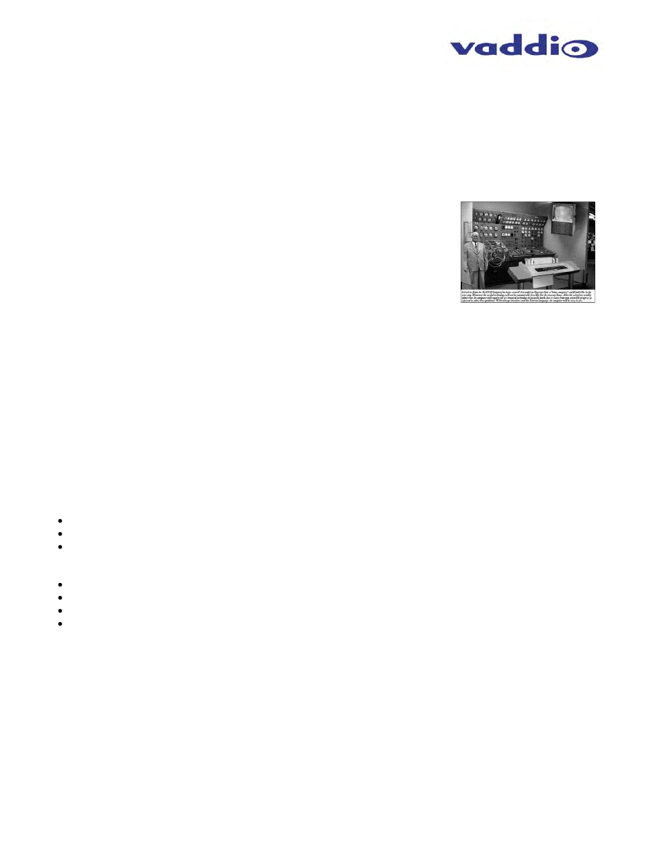 Vaddio ZoomSHOT WallVIEW USB User Manual | Page 12 / 40