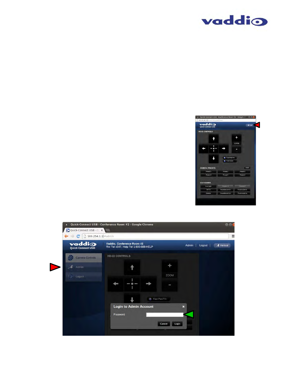 Vaddio ZoomSHOT WallVIEW USB User Manual | Page 15 / 40