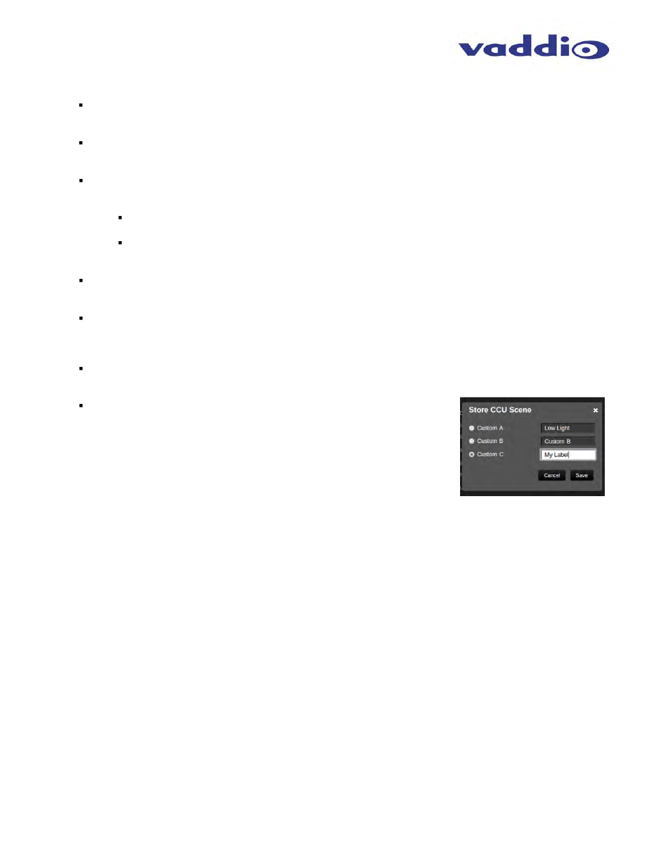 Vaddio ZoomSHOT WallVIEW USB User Manual | Page 17 / 40