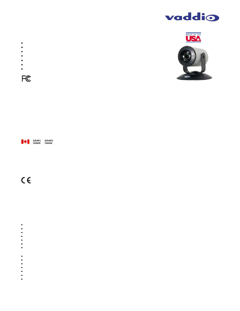 Shot | Vaddio ZoomSHOT WallVIEW USB User Manual | Page 26 / 40