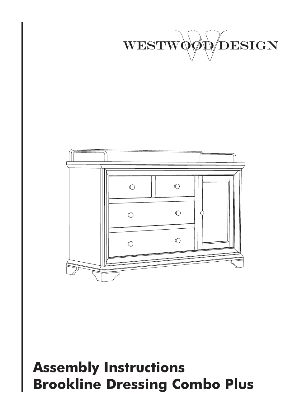 Westwood Design Brookline Dressing Combo User Manual | 6 pages