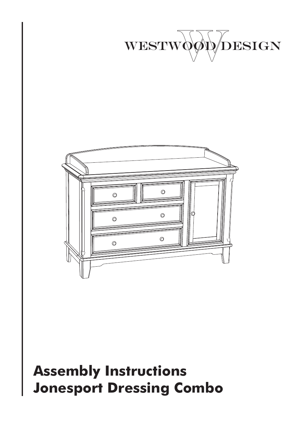 Westwood Design Jonesport Dressing Combo User Manual | 7 pages