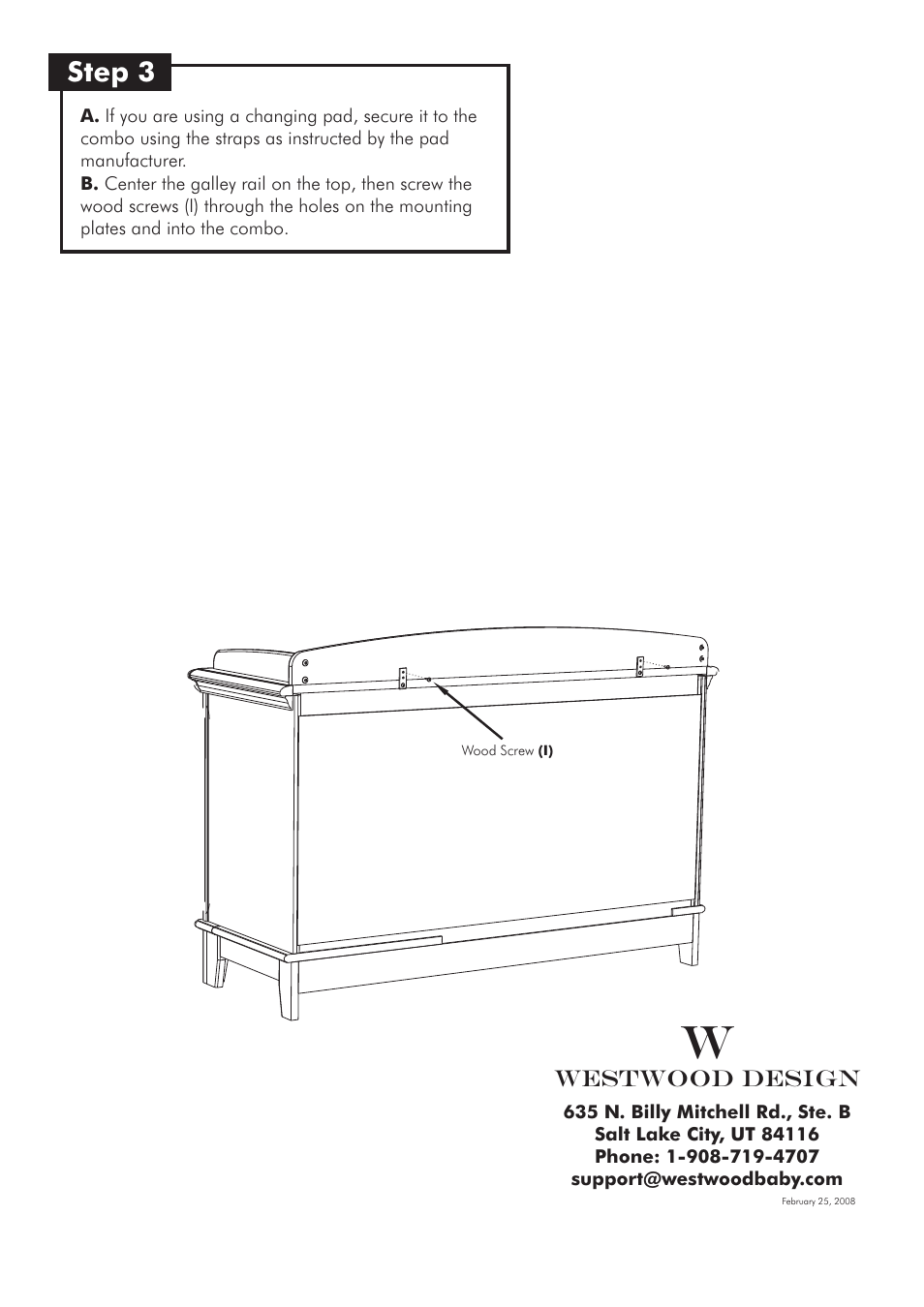 Step 3 | Westwood Design Jonesport Dressing Combo User Manual | Page 6 / 7