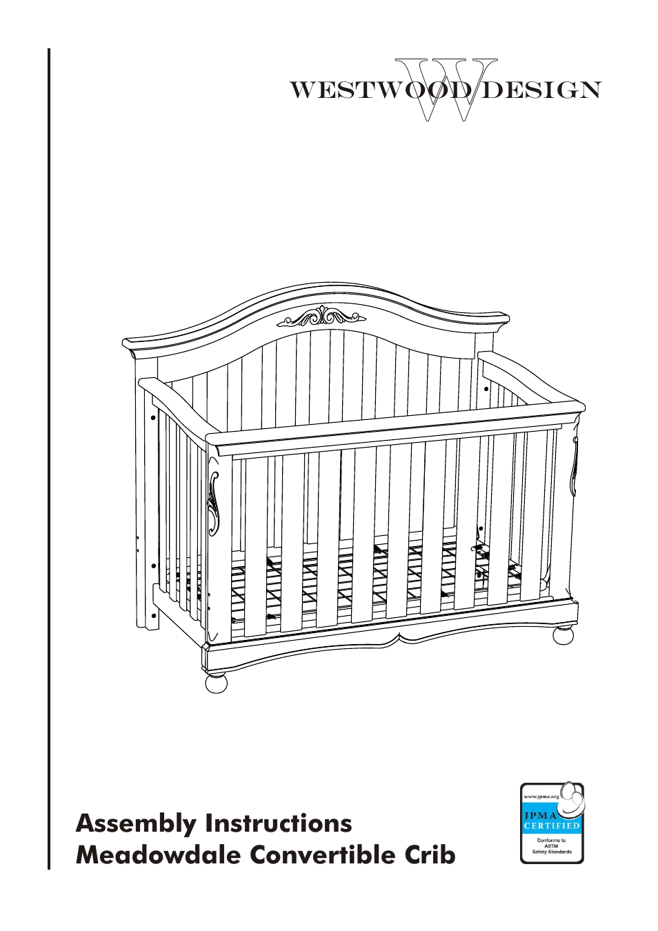 Westwood Design Meadowdale Crib Always There Hardware User Manual | 9 pages
