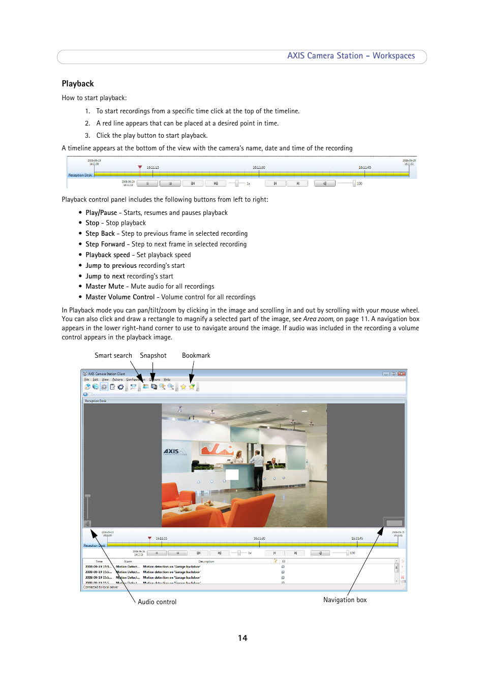 Axis Communications Camera Station User Manual | Page 14 / 47