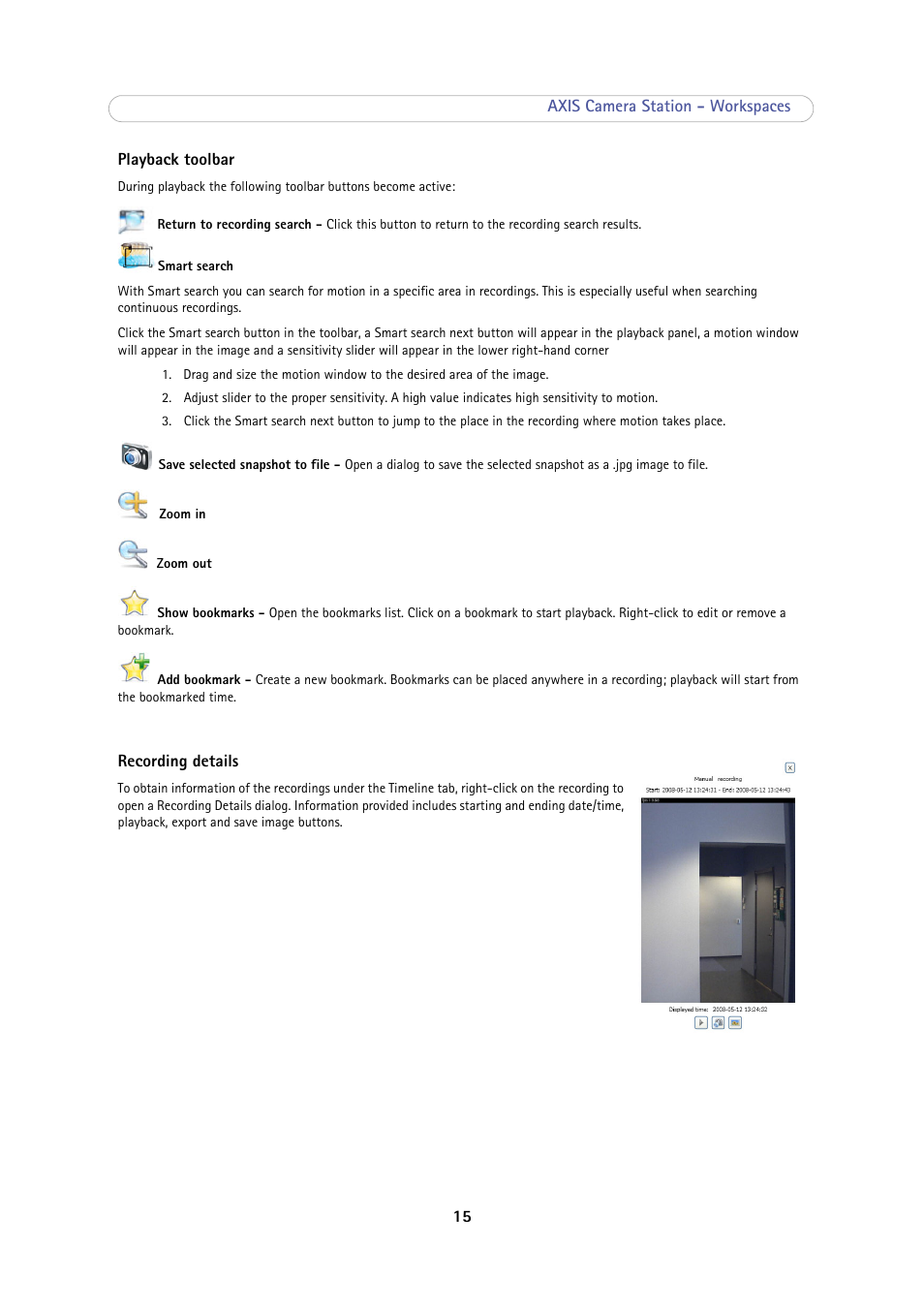 Axis Communications Camera Station User Manual | Page 15 / 47