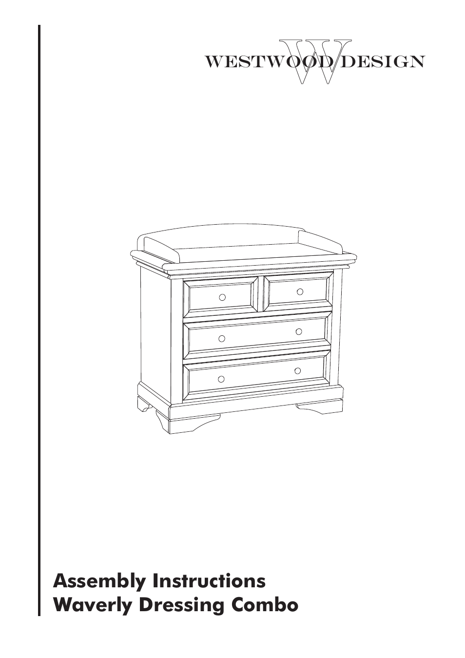 Westwood Design Waverly Dressing Combo User Manual | 4 pages