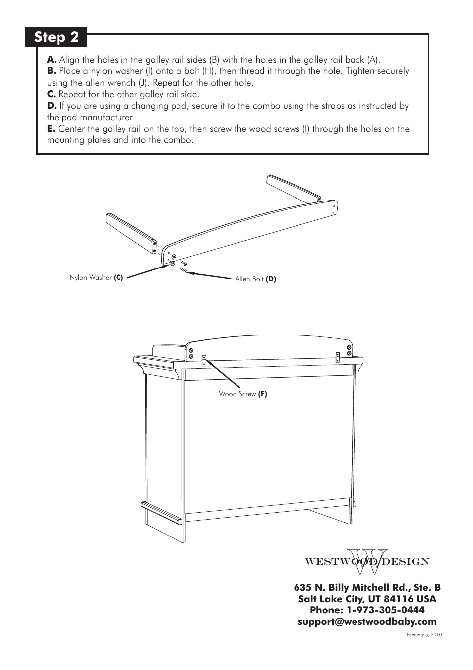 Step 2 | Westwood Design Waverly Dressing Combo User Manual | Page 4 / 4