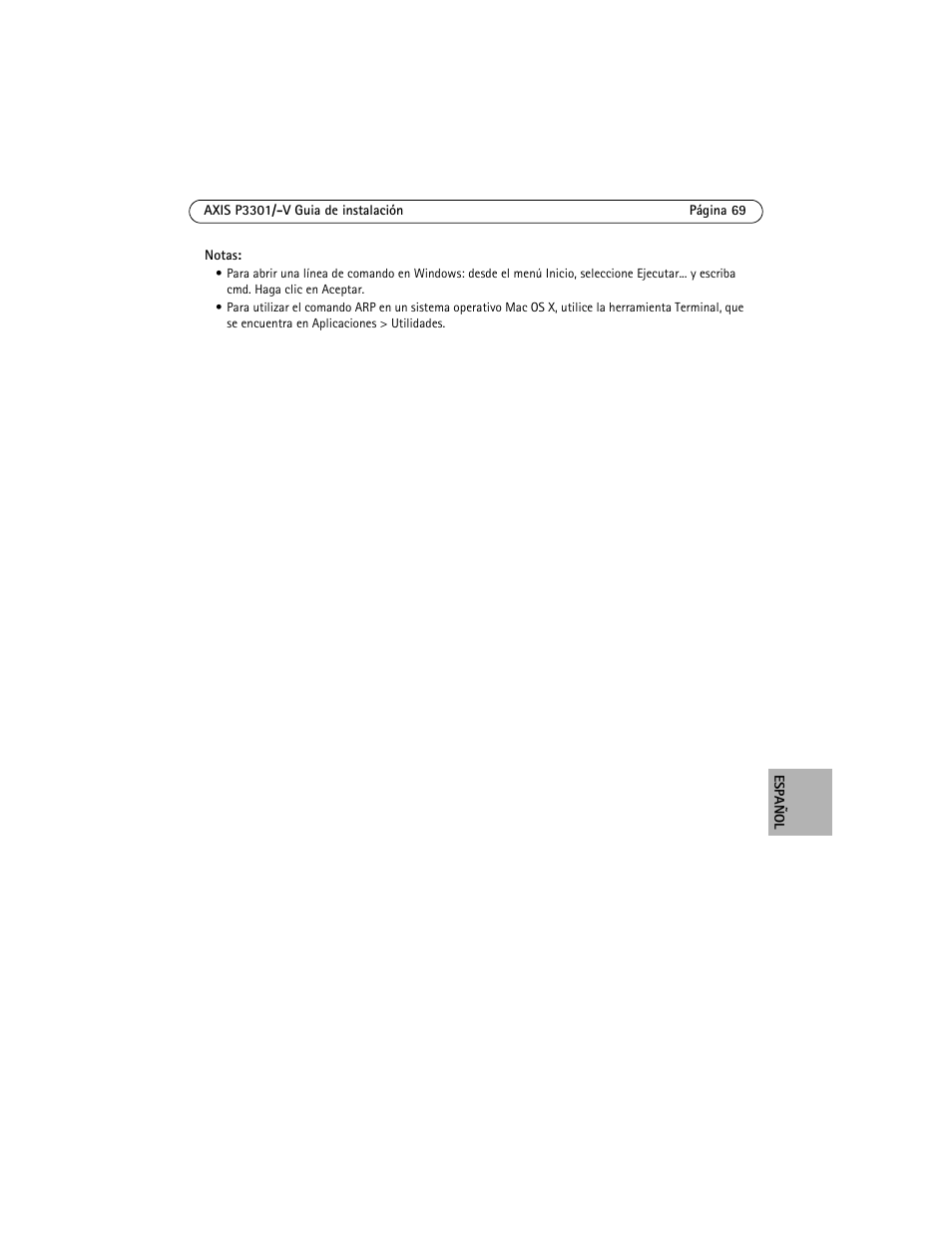 Axis Communications Fixed Dome Network Camera AXIS P3301 User Manual | Page 69 / 74