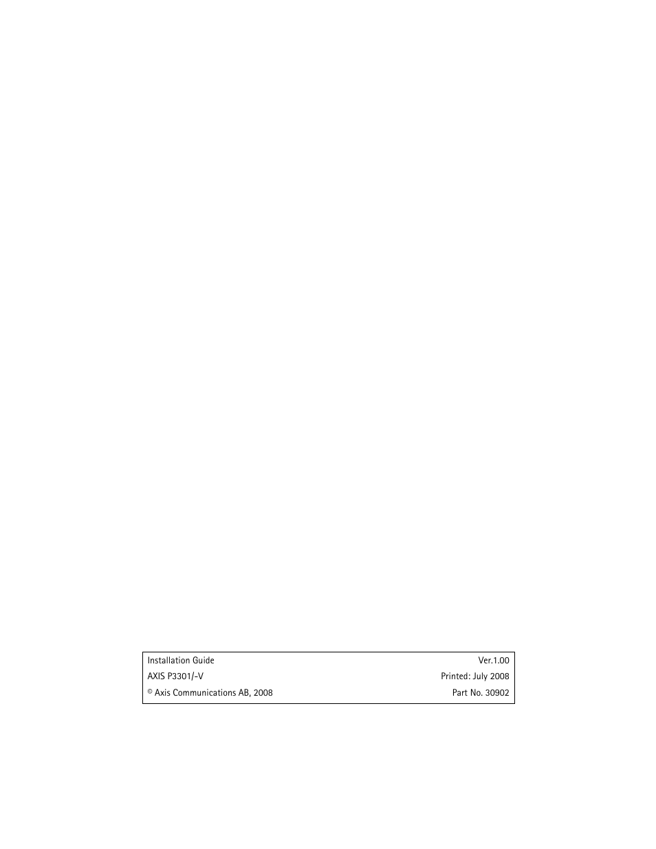 Axis Communications Fixed Dome Network Camera AXIS P3301 User Manual | Page 74 / 74