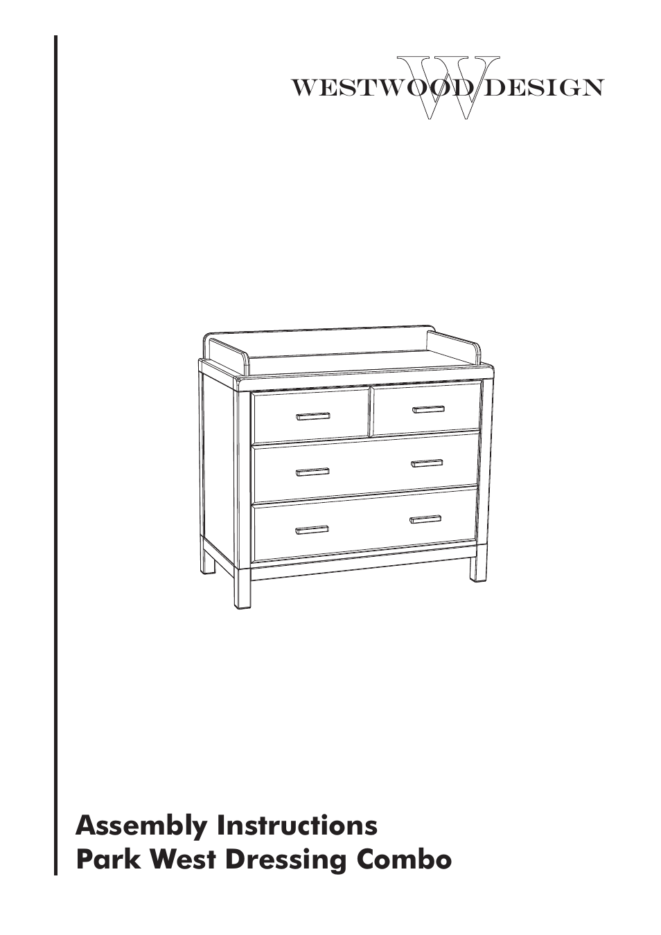 Westwood Design Park West Dressing Combo User Manual | 4 pages