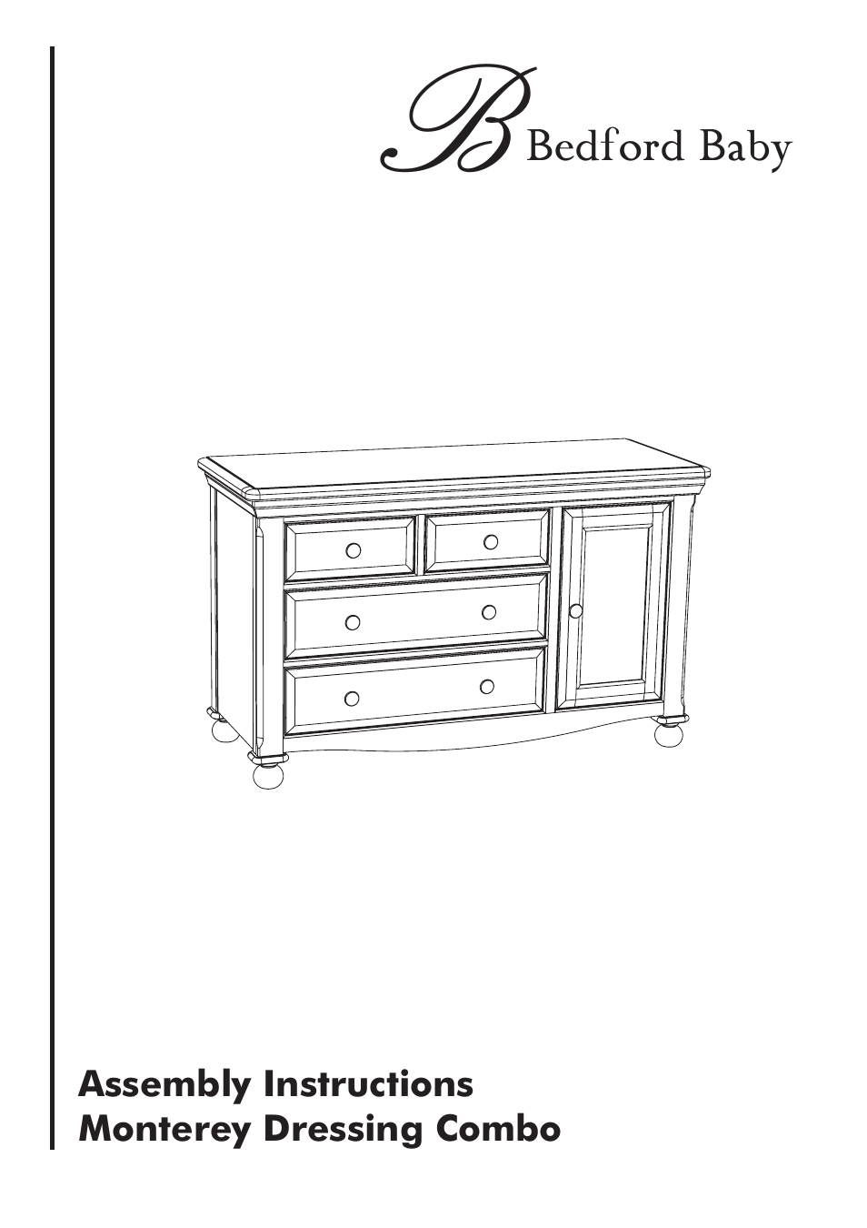 Westwood Design Monterey Dressing Combo User Manual | 5 pages