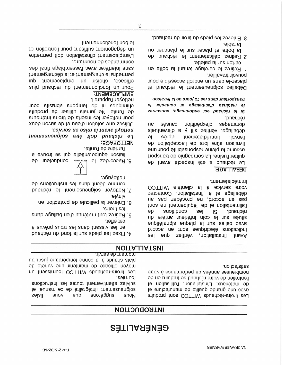 Wittco 200-2R-BI-C-NA User Manual | Page 17 / 20