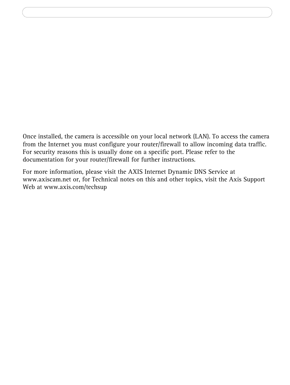 Accessing the camera from the internet | Axis Communications AXIS 214 PTZ User Manual | Page 10 / 70