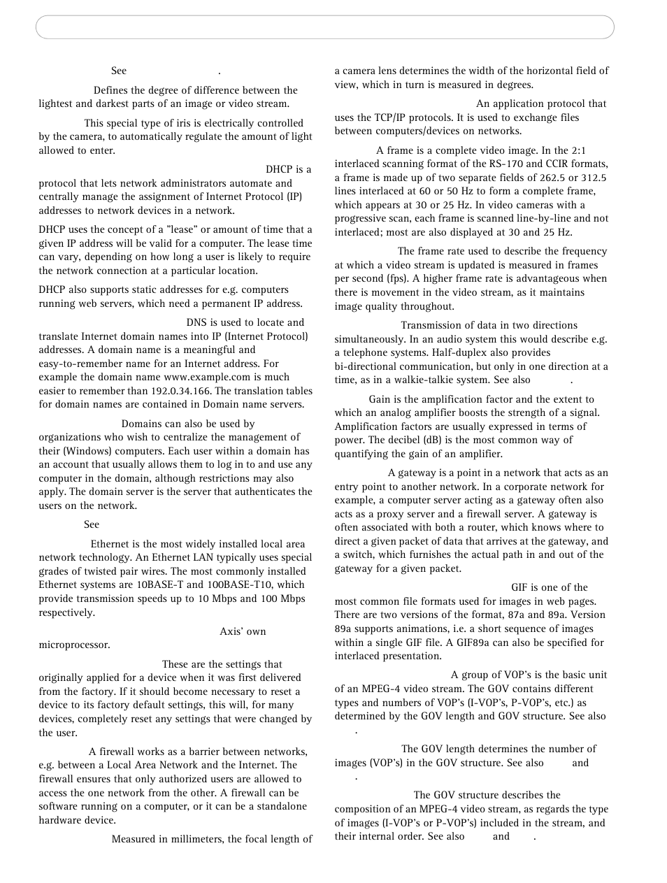 Axis Communications AXIS 214 PTZ User Manual | Page 63 / 70