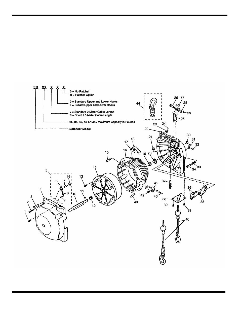 Iv. replacement parts | Woodhead EB Balancer Series User Manual | Page 4 / 5