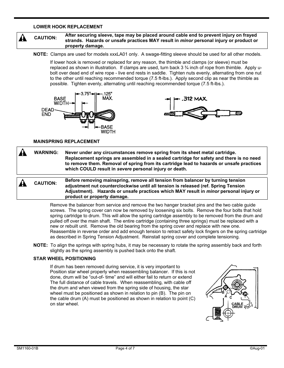 Woodhead LA Balancer Serie User Manual | Page 4 / 7