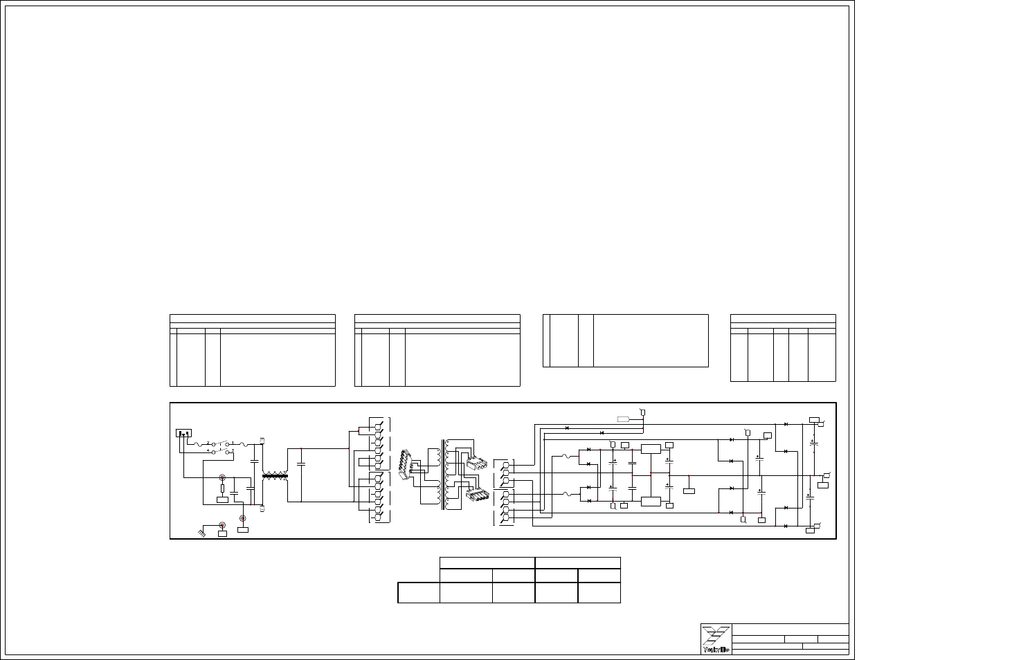 Schematic-m1231-nx750p 3/3, Power supply, Nx750p | Without crowbar with crowbar | Yorkville NX750P-2 User Manual | Page 8 / 17