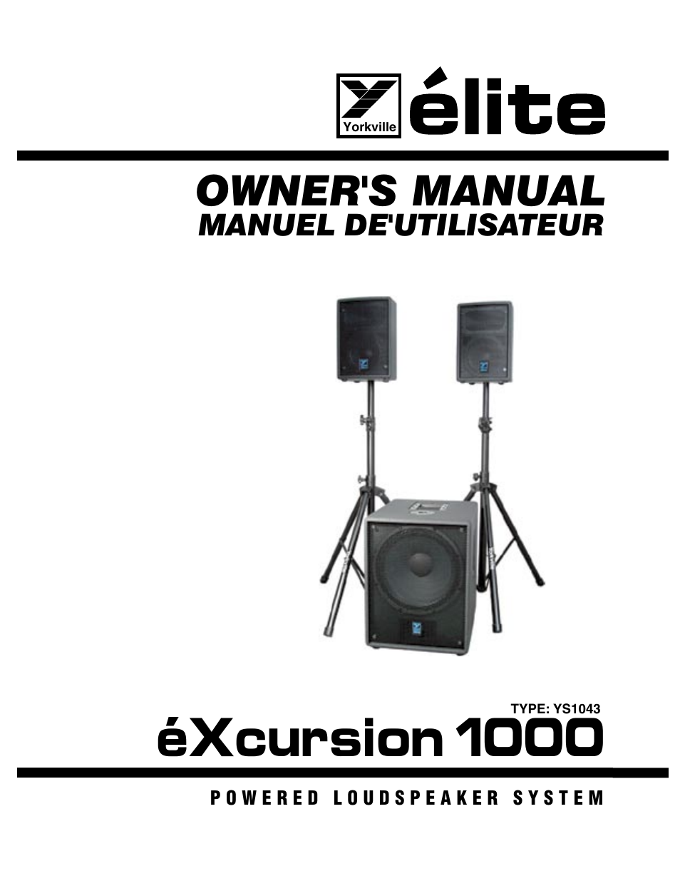 Yorkville EX1 User Manual | 18 pages