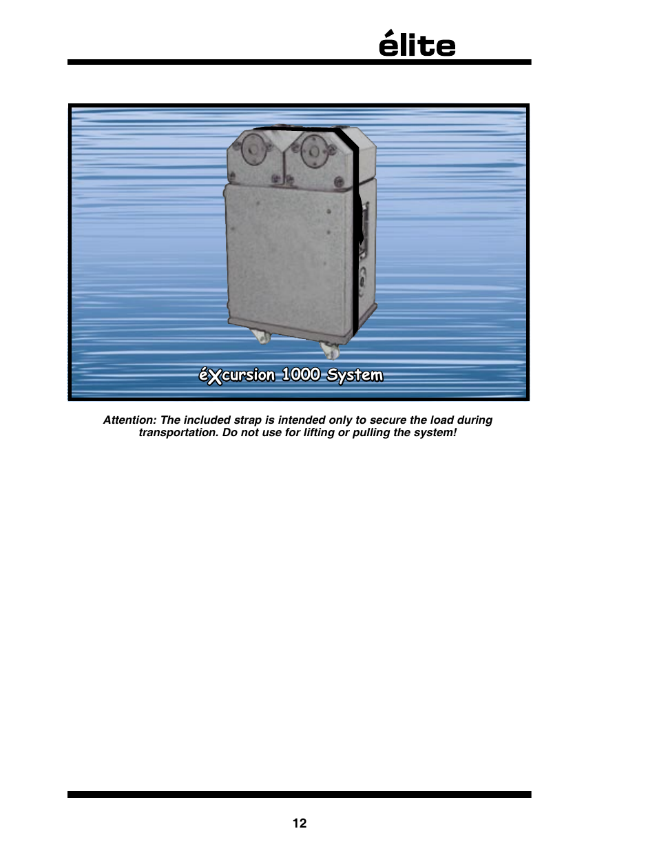 Strap handle (diagram) | Yorkville EX1 User Manual | Page 14 / 18