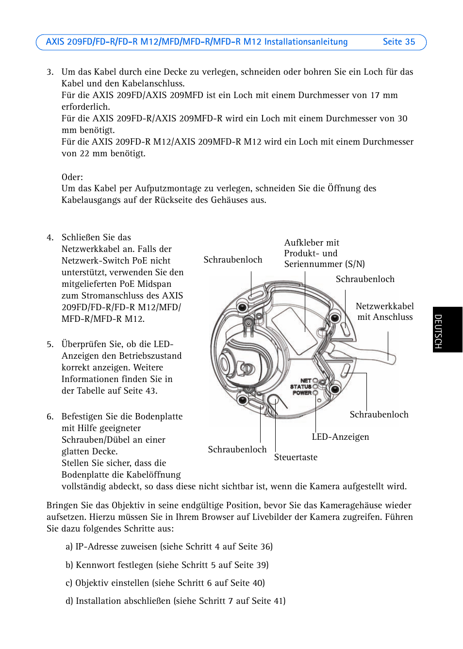 Axis Communications AXIS MFD-R M12 User Manual | Page 35 / 75