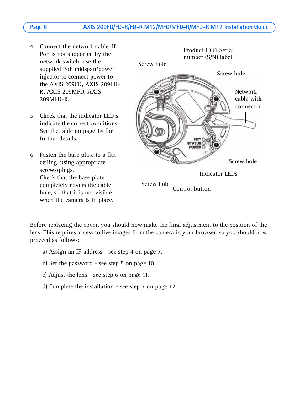 Axis Communications AXIS MFD-R M12 User Manual | Page 6 / 75