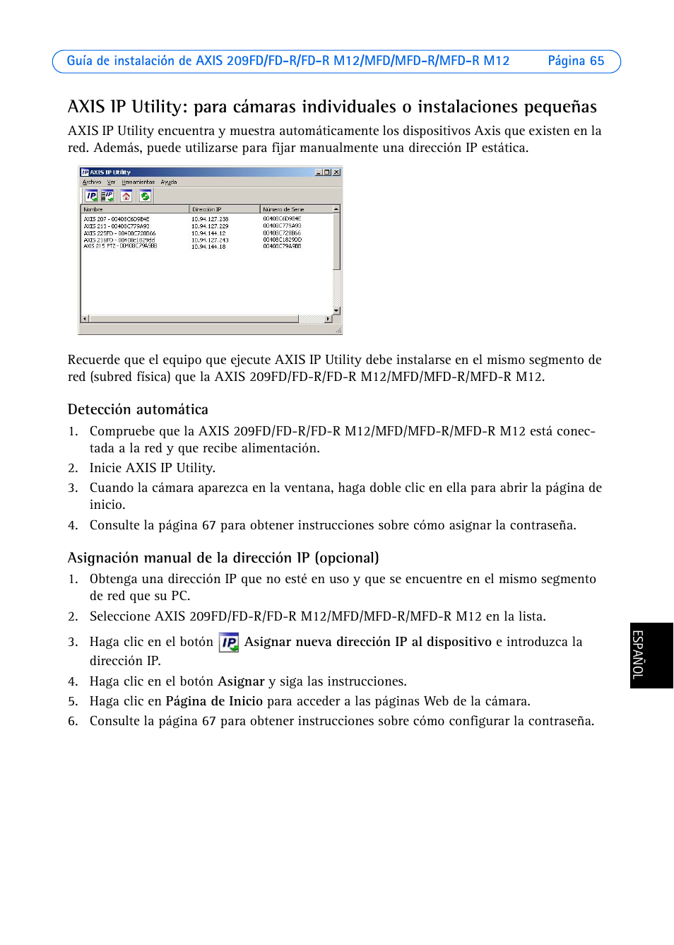 Axis Communications AXIS MFD-R M12 User Manual | Page 65 / 75